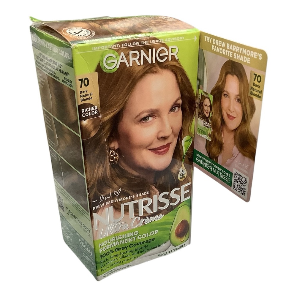 Garnier Nutrisse Permanent Nourishing Color Creme 70 Dark Natural Blonde